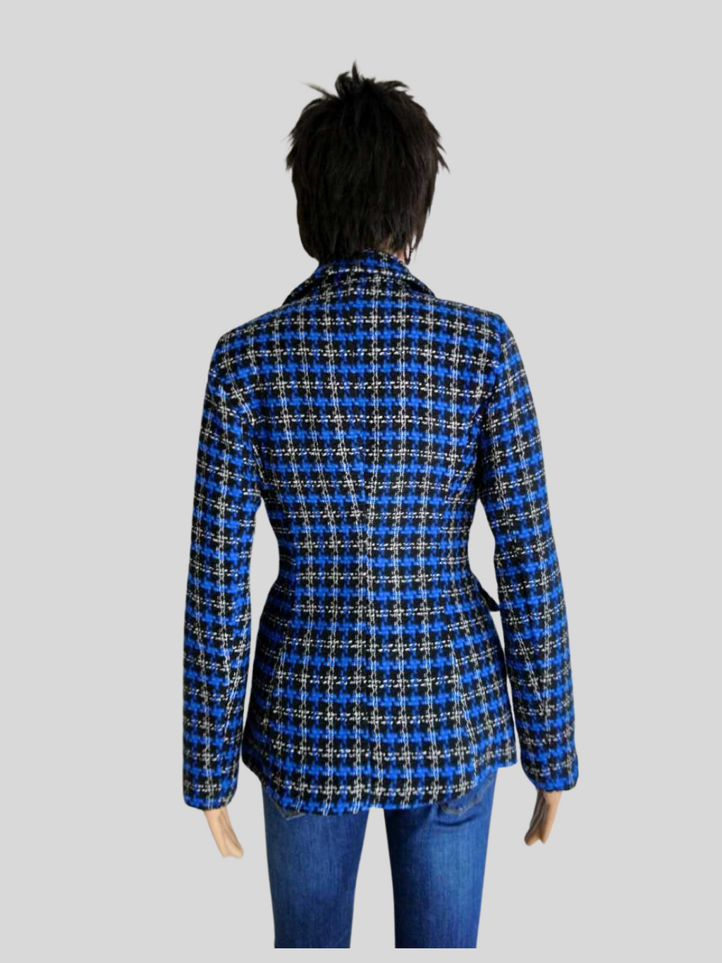 Blazer BLEU en Tweed