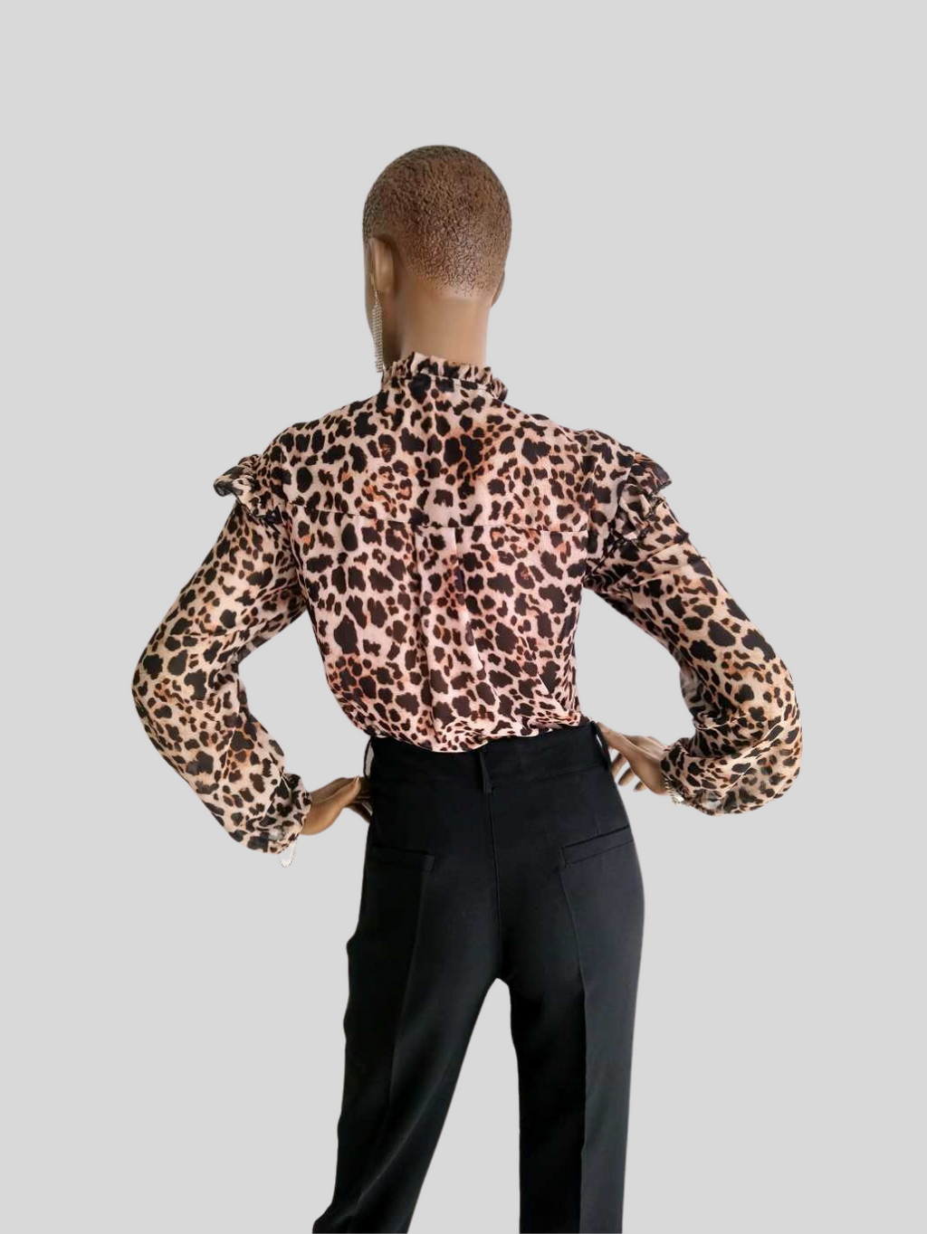 Blouse LÉOPARD à nouer