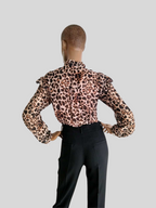 Blouse LÉOPARD à nouer