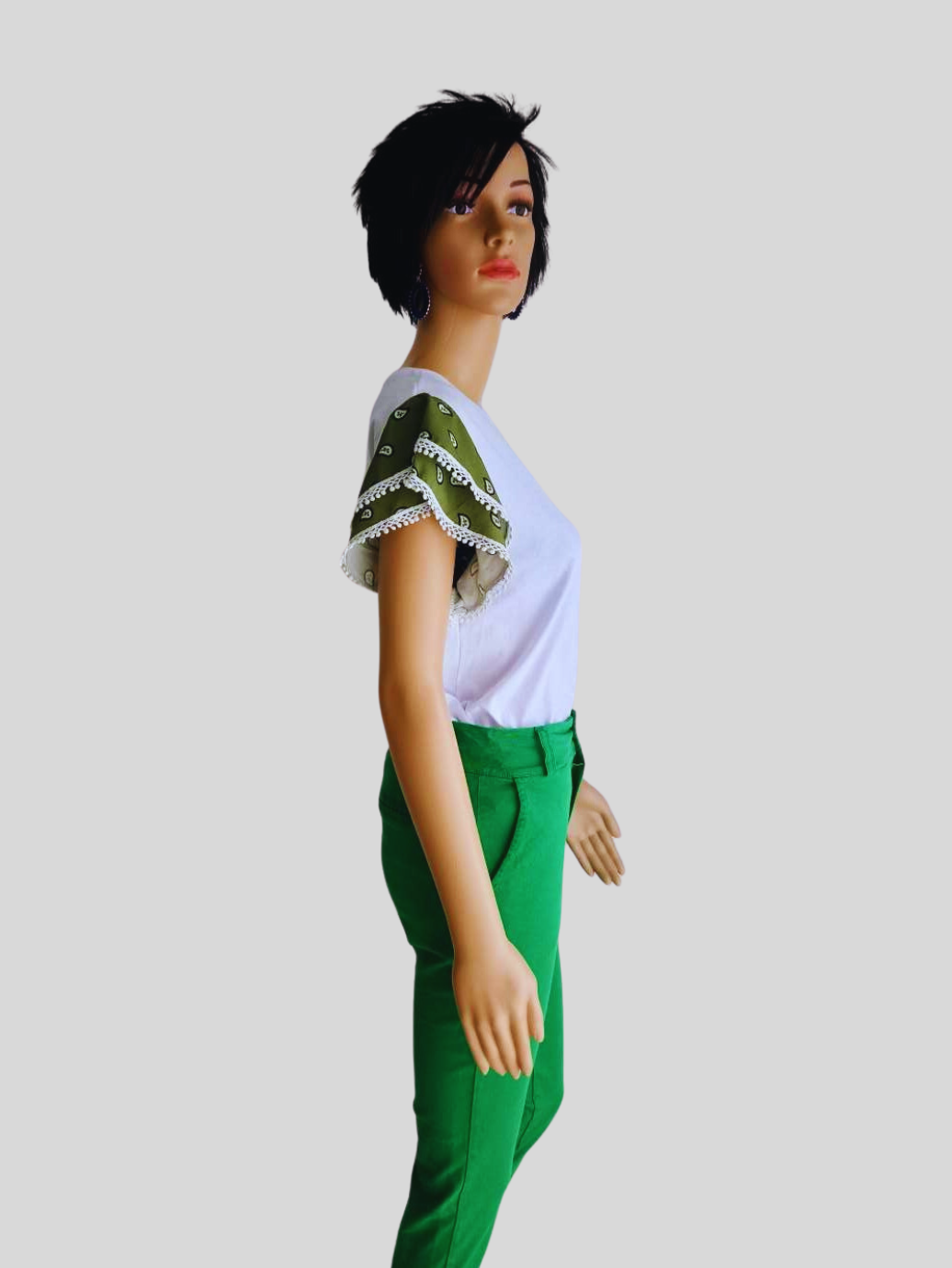Pantalon VERT en coton
