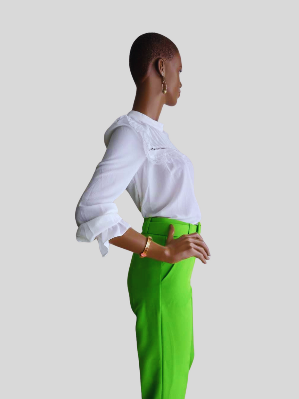 Blouse BLANCHE en dentelle