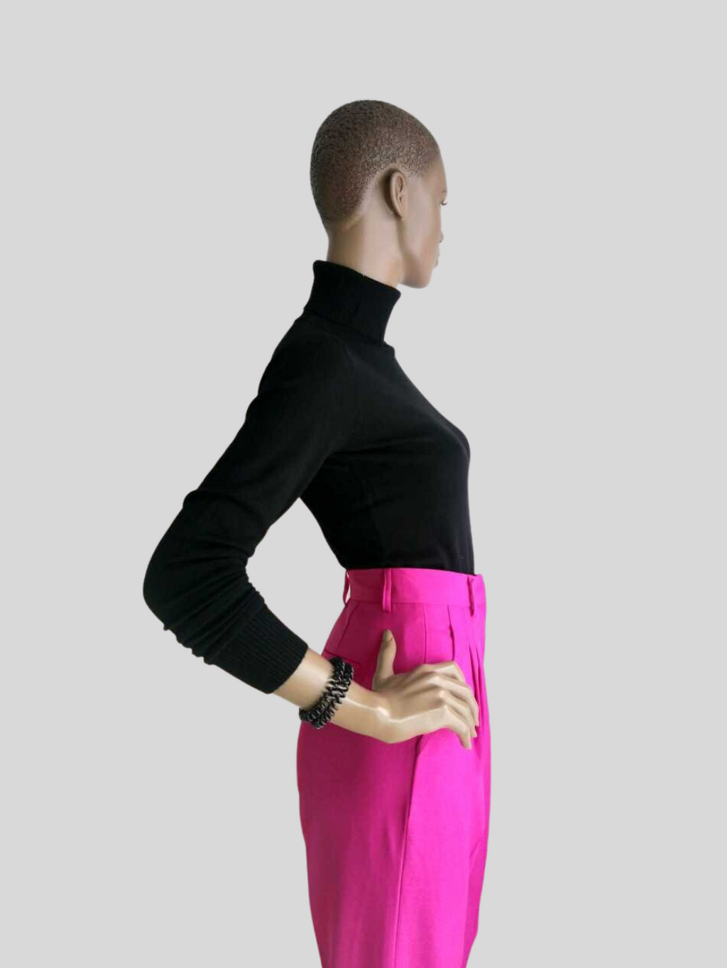 Pantalon à pinces ROSE FUCHSIA