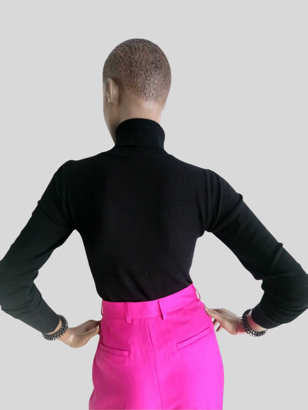 Pantalon à pinces ROSE FUCHSIA