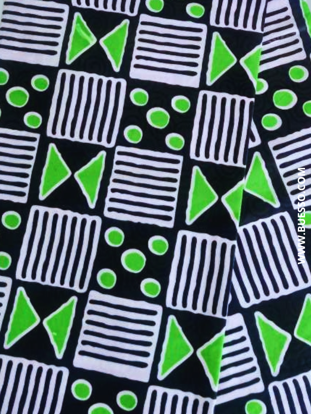 Bazin 2 TONS VERT POMME & NOIR