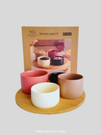 Plateau apéritif, dessert sucré, salé en forme de cercle