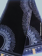 Pagne DASHIKI/YAMADO noir