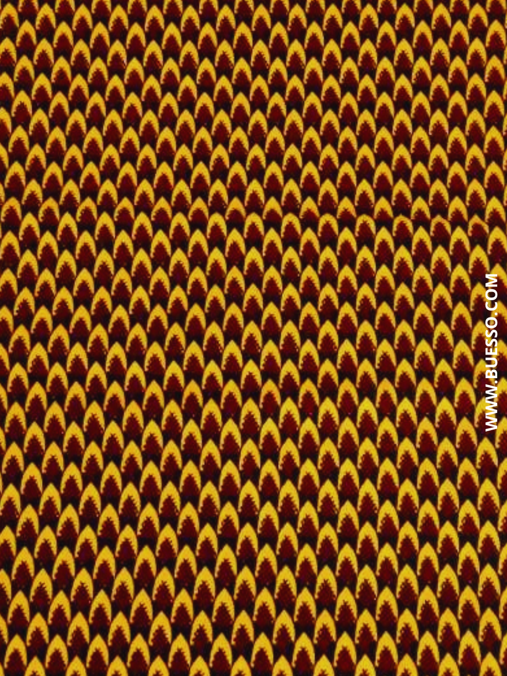 Pagne WAX écaille de poisson JAUNE & NOIR