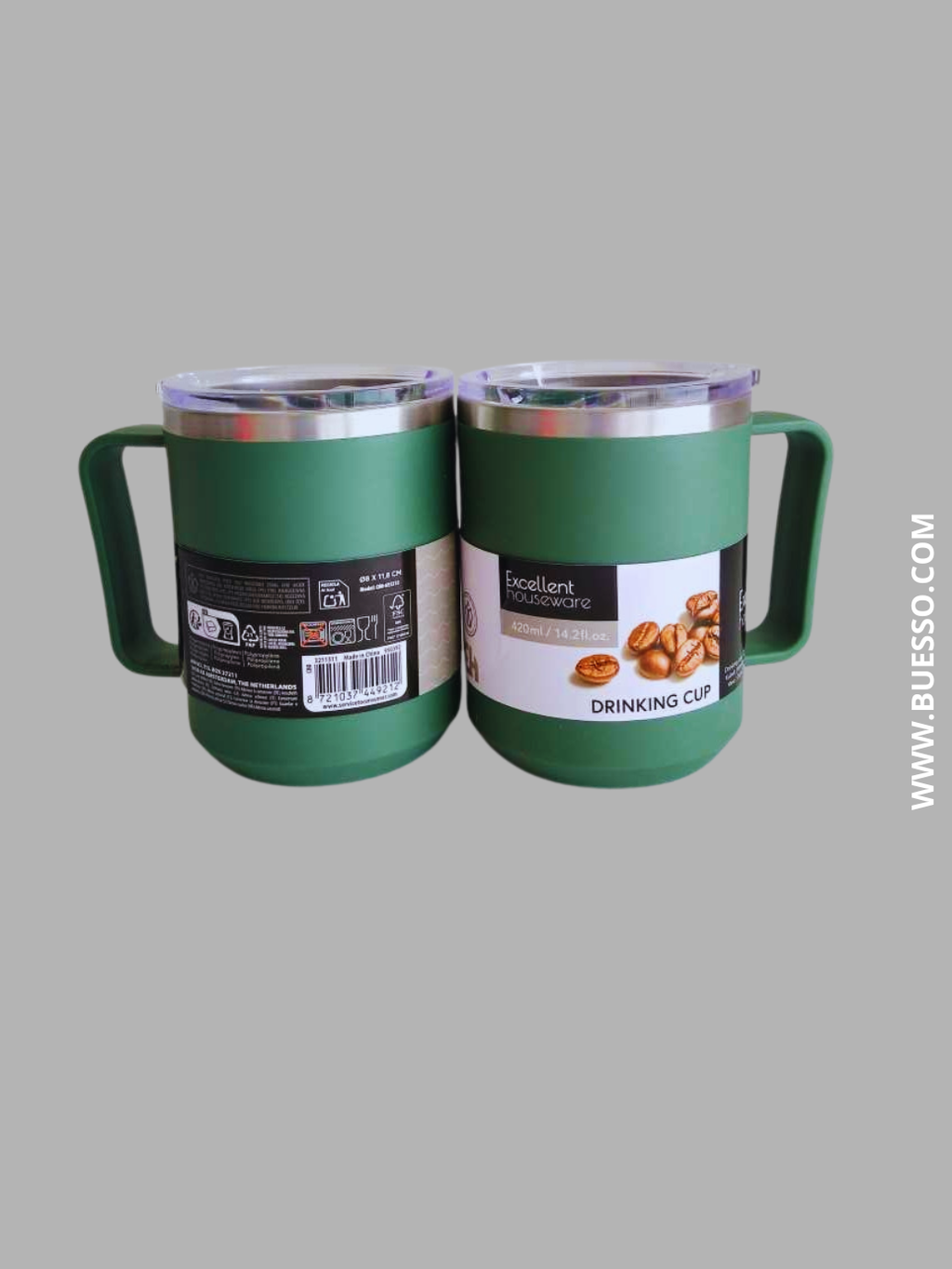 Mug isotherme étanche refermable à emporter