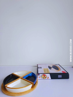 Service apéritif avec plateau en bambou rond