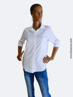 Chemise BLANCHE cintrée femme