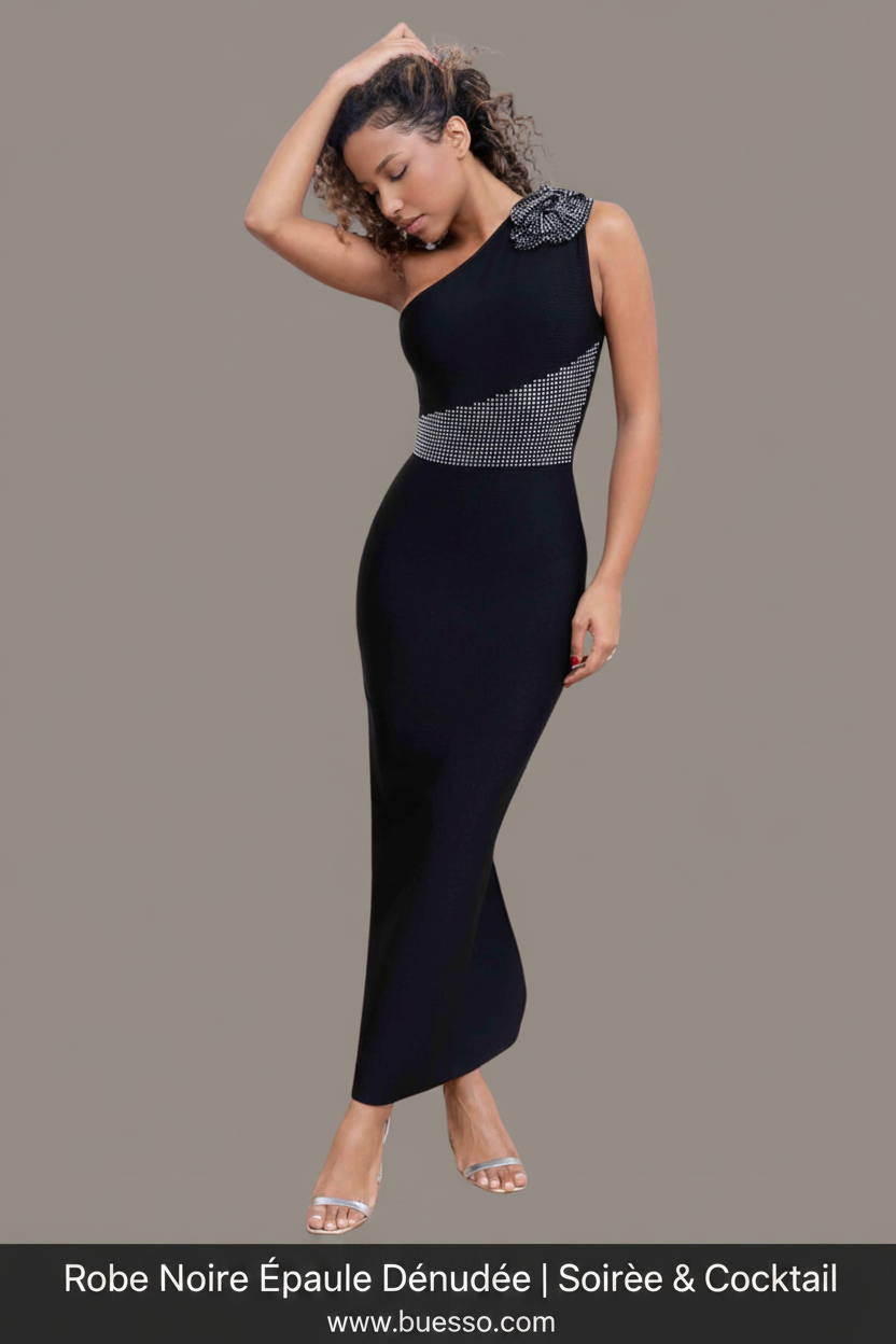 Épingle Pinterest Robe Noire BUESSO