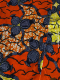 Pagne Wax Matungulu (oignons) orange