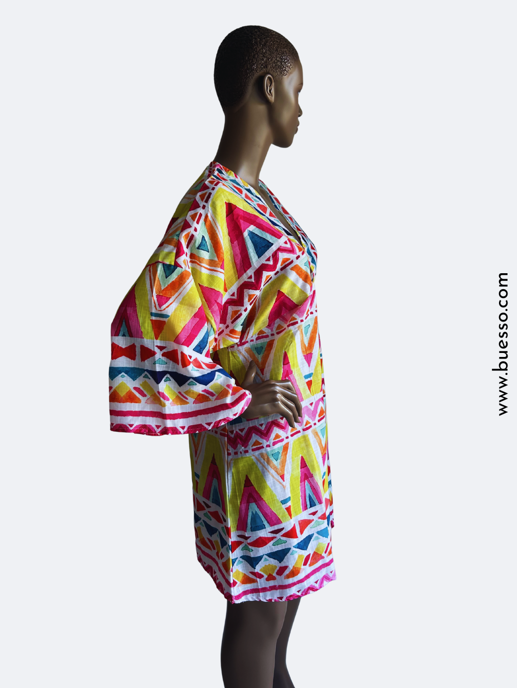 Robe de plage femme multicolore pour un effet bonne mine instantané