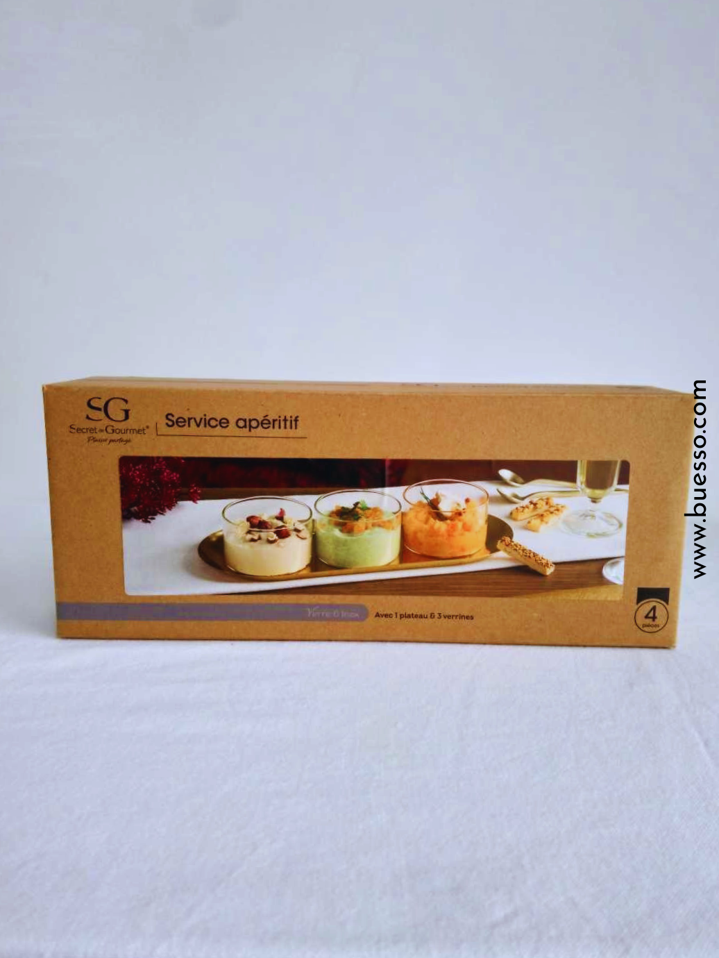Service apéritif, dessert sucré et salé en verrine SECRET DE GOURMET