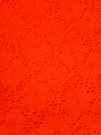 Buesso - Dentelle florale ORANGE pour femmes