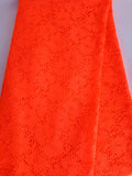 Buesso - Dentelle florale ORANGE pour femmes