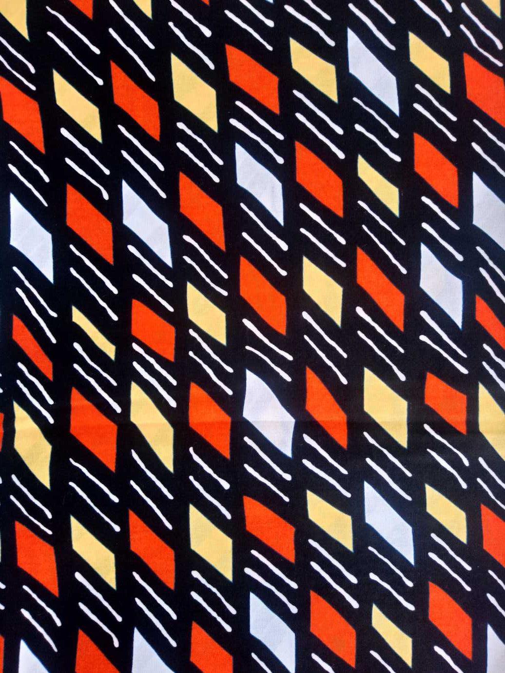  Pagne WAX GRAPHIQUE ORANGE