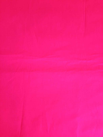 Buesso - Tissu en coton popeline ROSE FUCHSIA 