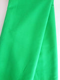 Buesso - Tissu en coton uni VERT pour femmes