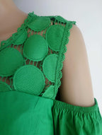 Buesso - Blouse en dentelle VERTE