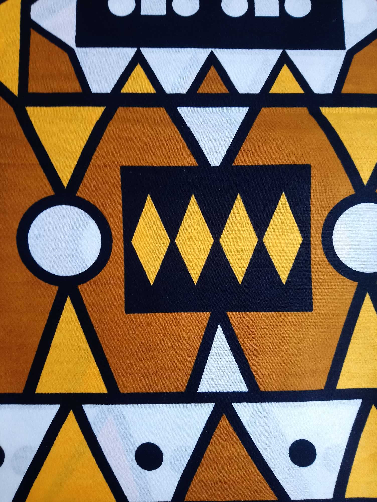 Pagne WAX SAMAKAKA MARRON